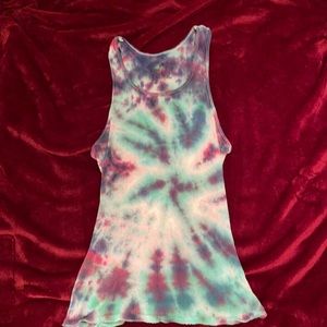 Large, Tie dye tank top